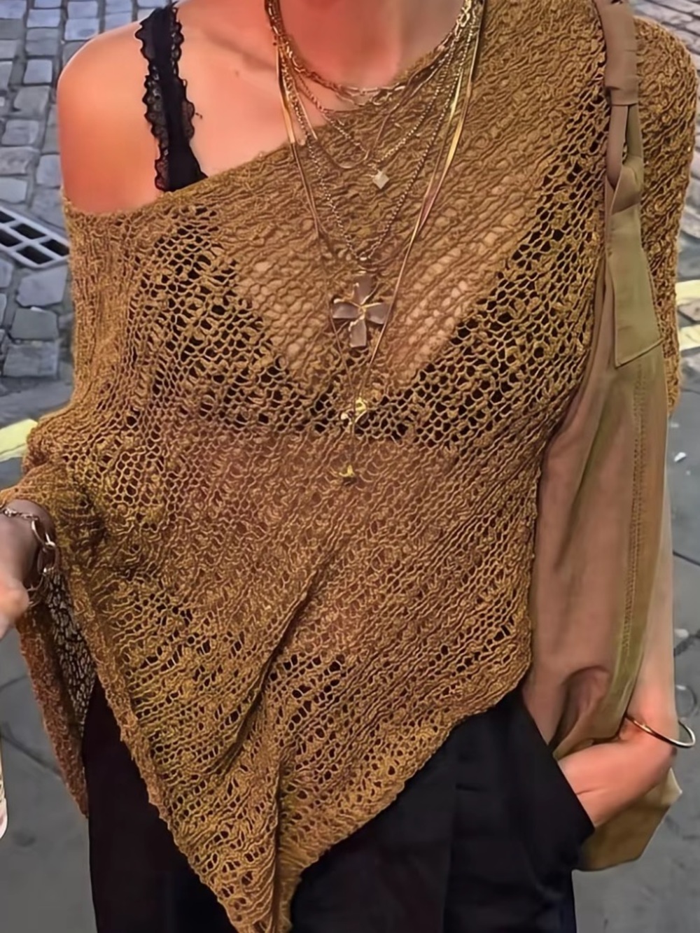 Sheer shawl